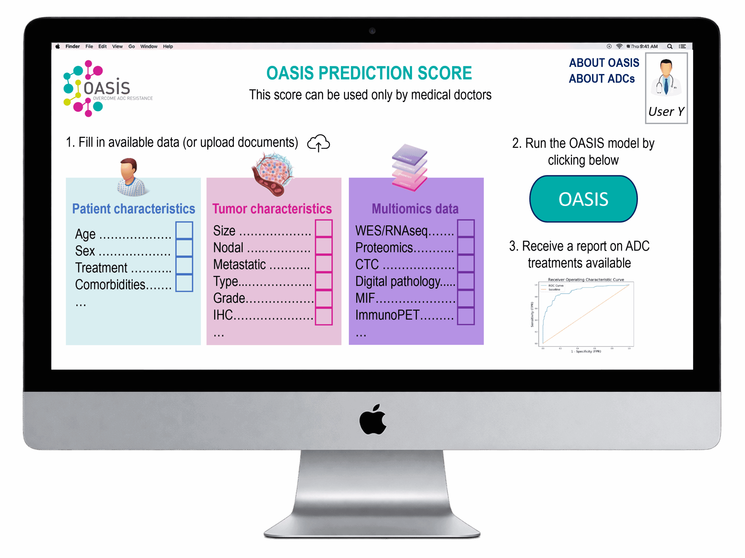 OASIS score webpage